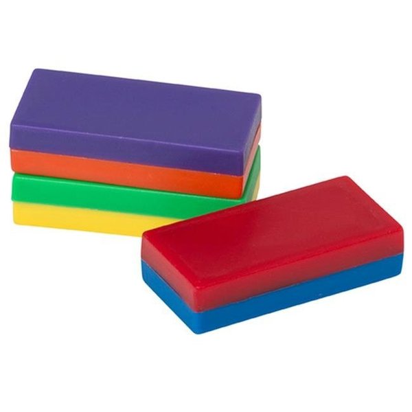 Dowling Magnets Dowling Magnets DO-MC15BN 2 x 1 in. Plastic Encased Block Magnet; 12 per Pack - Pack of 2 DO-MC15BN